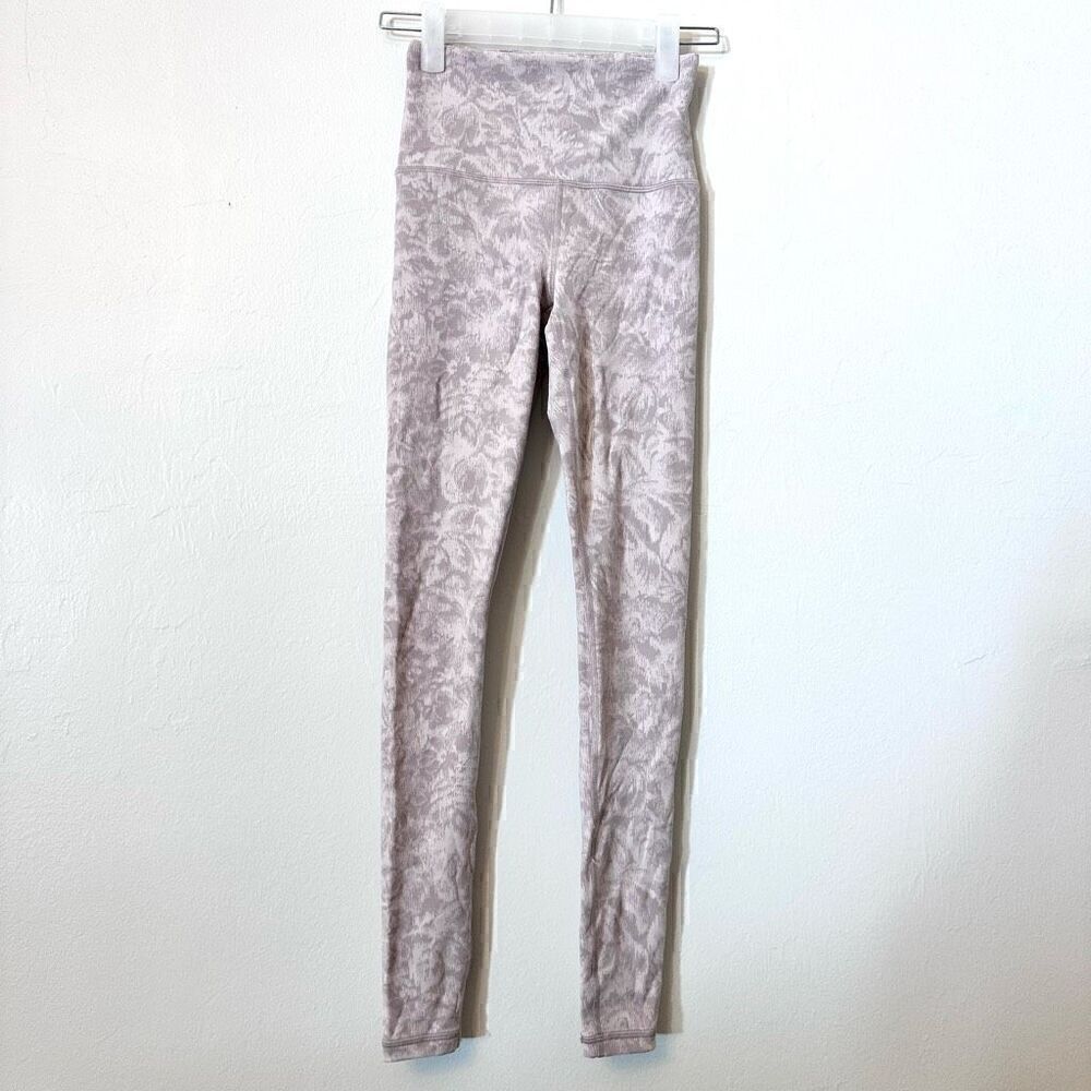 Athleta Women's Elation Texture Tight Activewear Legging Yoga Pant Mauve XXS